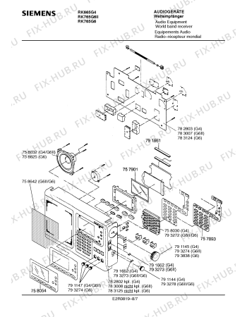 Схема №6 RK765G6 с изображением Интегрированный контур для звукотехники Siemens 00791657