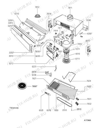 Схема №1 AKR 914 GY с изображением Шарнир для вентиляции Whirlpool 481949268627