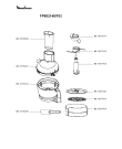 Схема №4 FP602148/703 с изображением Перекрытие для кухонного измельчителя Moulinex MS-5785607