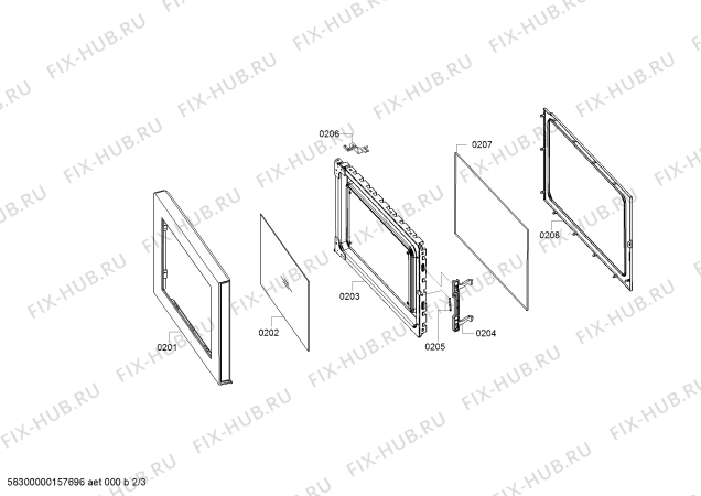 Схема №2 P1MCB4405A с изображением Панель для микроволновой печи Bosch 00674077