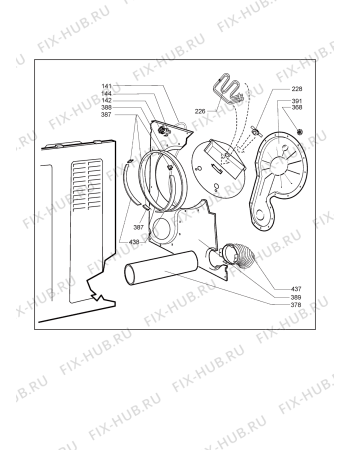 Схема №1 031237A15195 - C37AW с изображением Таймер для электросушки Whirlpool 480112100304