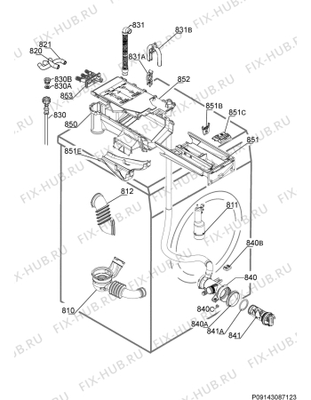 Схема №4 LM75471F с изображением Микромодуль для стиральной машины Aeg 973914530967012