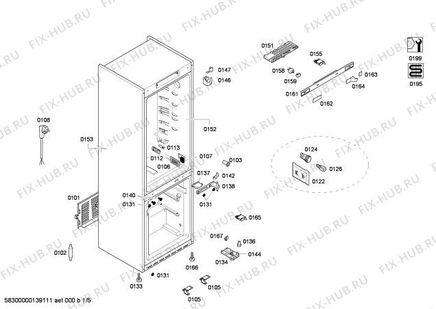 Схема №2 KG57NP61NE с изображением Дверь для холодильника Siemens 00248126