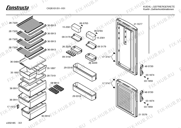 Схема №1 CK26101 с изображением Инструкция по эксплуатации для холодильной камеры Bosch 00527869