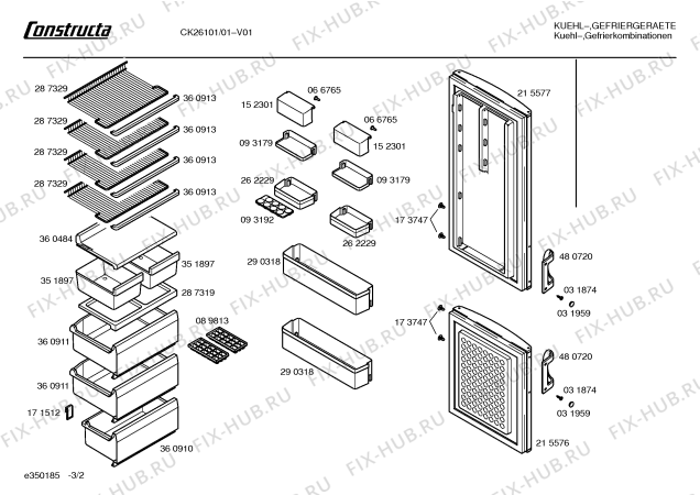 Схема №1 4FG4296B с изображением Линза для холодильной камеры Bosch 00182019