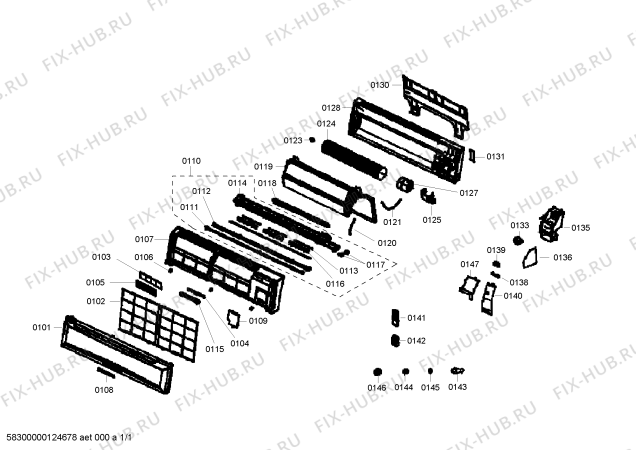 Схема №1 S1ZDA18300 с изображением Конденсатор для кондиционера Bosch 00608843