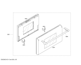 Схема №4 PDR366ZS с изображением Панель управления для плиты (духовки) Bosch 00489177