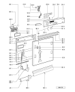 Схема №2 ADG 3966 WHM с изображением Панель для электропосудомоечной машины Whirlpool 481245370647