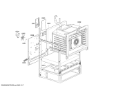Схема №3 HES236U с изображением Кронштейн для электропечи Bosch 00421133