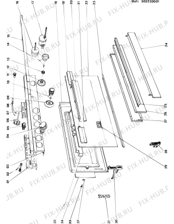 Схема №6 SGX4CG5IT (F000039) с изображением Шланг для плиты (духовки) Indesit C00031153