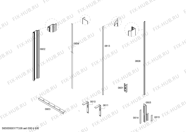 Схема №4 FID18M1IL5 с изображением Вентиляционная решетка для холодильника Bosch 00742459