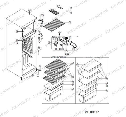 Схема №2 WTE2510S с изображением Другое для холодильника Whirlpool 488000533594