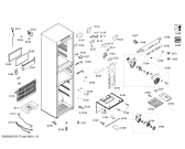 Схема №3 KKF28956TI с изображением Дверь для холодильника Bosch 00249996