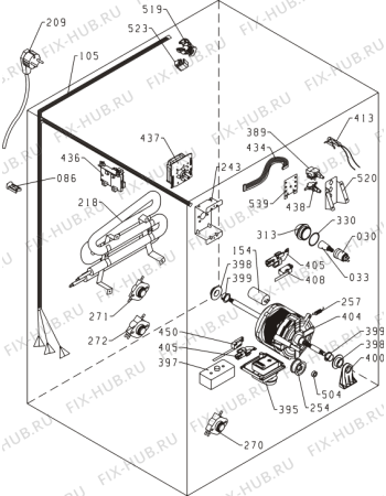 Схема №1 WT941AL (665126, SP611/110) с изображением Электропроводка для стиралки Gorenje 174316