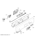 Схема №2 SGI55M26EU с изображением Передняя панель для посудомоечной машины Bosch 00446202