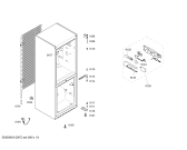 Схема №2 KGV33V25 с изображением Дверь для холодильной камеры Bosch 00244904