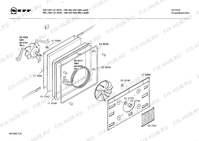 Схема №6 195307040 IRL-1031.11HCSG с изображением Фронтальное стекло для электропечи Bosch 00115338