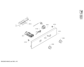 Схема №4 HBN301E2S с изображением Панель управления для духового шкафа Bosch 00749447