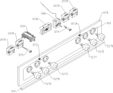 Схема №1 EC67328BX (249839, E24U2-E34M) с изображением Панель для духового шкафа Gorenje 254368