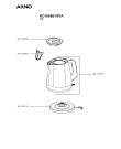 Схема №1 KO1505B1/87A с изображением Корпусная деталь для чайника (термопота) Seb SS-207812