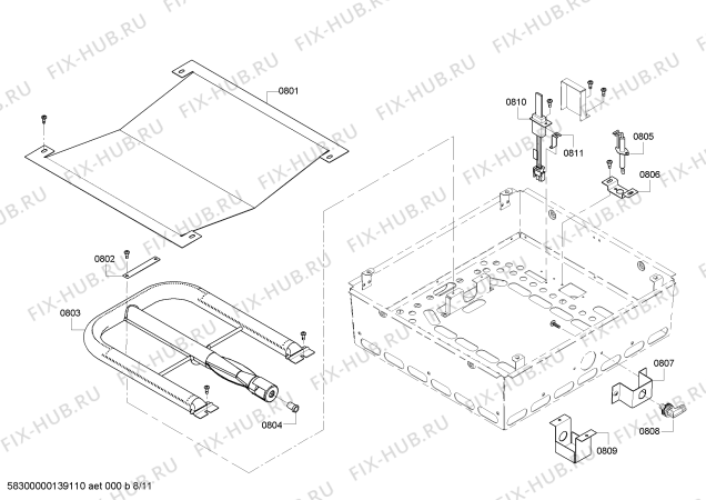 Схема №9 PRG364ELG с изображением Титульный лист для духового шкафа Bosch 00494374