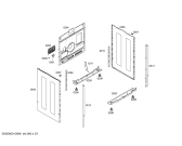 Схема №2 HSN340020E с изображением Панель управления для духового шкафа Bosch 00668293