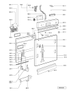 Схема №2 GSI 670 E с изображением Панель для электропосудомоечной машины Whirlpool 481245372851