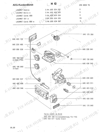 Взрыв-схема стиральной машины Aeg LAV551 W - Схема узла Section5