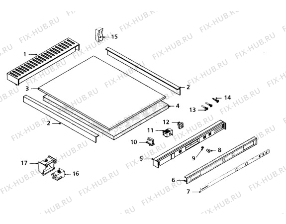 Взрыв-схема холодильника Zanussi ZF56/46 - Схема узла Electrical equipment 268