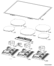 Схема №1 HKE845H0XB HH9 с изображением Поверхность для электропечи Aeg 140018785018