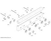 Схема №3 PC364GLBS с изображением Коллектор для плиты (духовки) Bosch 00663548