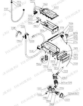 Взрыв-схема стиральной машины Asko W4086C.T.P (575288, WM75.16800) - Схема узла 06