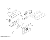 Схема №3 HBN430222S с изображением Панель управления для плиты (духовки) Bosch 00439360