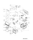 Схема №1 AKZ 442/IX с изображением Обшивка для плиты (духовки) Whirlpool 481010544056