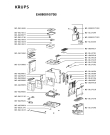 Схема №3 EA880880/70B с изображением Элемент корпуса для электрокофемашины Krups MS-8080017189