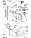 Схема №1 AWM 1400 DE с изображением Рукоятка для стиралки Whirlpool 481249878504