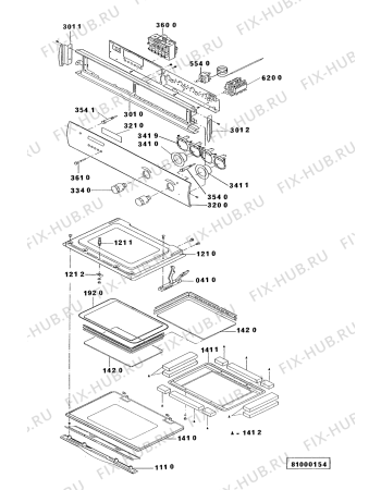 Схема №3 AKP 902 AV с изображением Кнопка для электропечи Whirlpool 481941379093