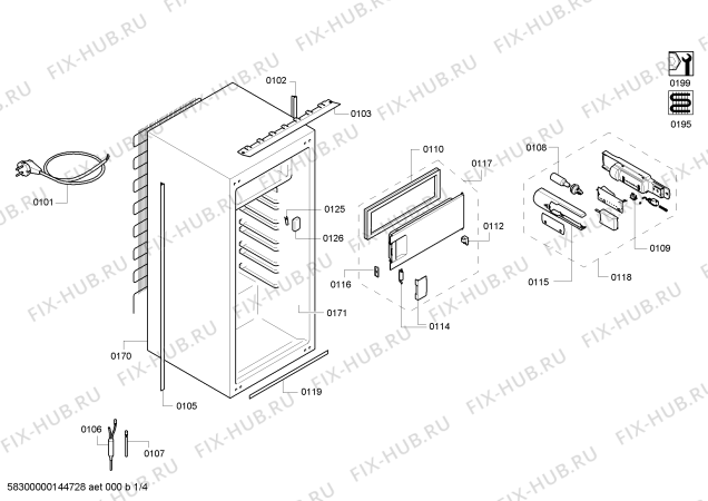 Схема №3 KSL20S56, Oldie с изображением Крышка для холодильника Bosch 00618627