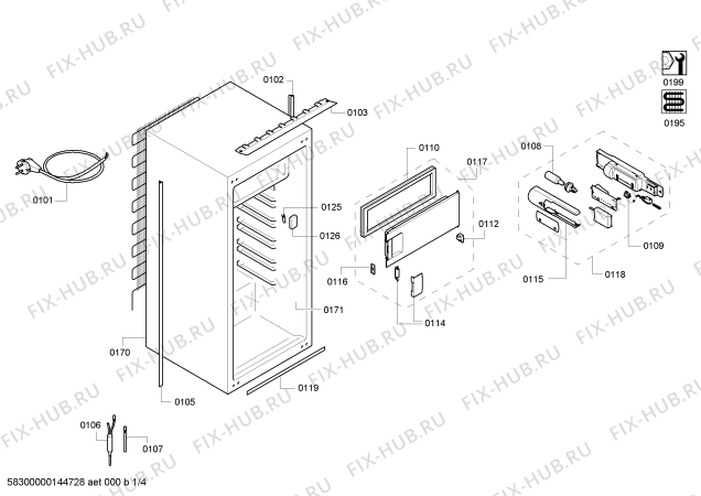 Схема №3 KSL20S55 Oldie с изображением Крышка для холодильника Bosch 00249067