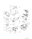 Схема №1 AKZ472/WH с изображением Дверца для электропечи Whirlpool 481245058966