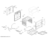 Схема №5 HSK34I32SC COCINA A GAS PRO545IX BOSCH BOLIVIA с изображением Комплект форсунок для духового шкафа Bosch 17000319