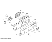 Схема №1 SRI5605 с изображением Кнопка для посудомойки Bosch 00174496