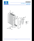 Схема №1 TRS 1015ECF с изображением Стойка для электрообогревателя DELONGHI 7306003400