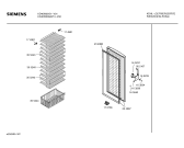 Схема №2 KD40W00GB с изображением Передняя панель для холодильной камеры Siemens 00355247