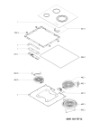 Схема №1 AKT 807/NE с изображением Керамическая поверхность для электропечи Whirlpool 481010476559