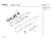 Схема №4 SE53600GB с изображением Панель управления для посудомоечной машины Siemens 00360563