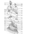 Схема №3 STIRELLA 501 с изображением Рукоятка для электропарогенератора DELONGHI SC21110309