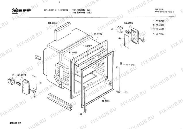 Схема №5 195302887 GB-1271.41LPCSG с изображением Часы для плиты (духовки) Bosch 00084452