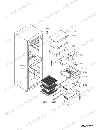 Схема №4 ARC 5180 с изображением Микропереключатель для холодильника Whirlpool 480131100443