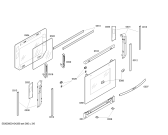 Схема №5 U14M42S0GB с изображением Кронштейн для электропечи Bosch 00668405